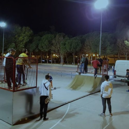 Skatepark modular en brunete madrid